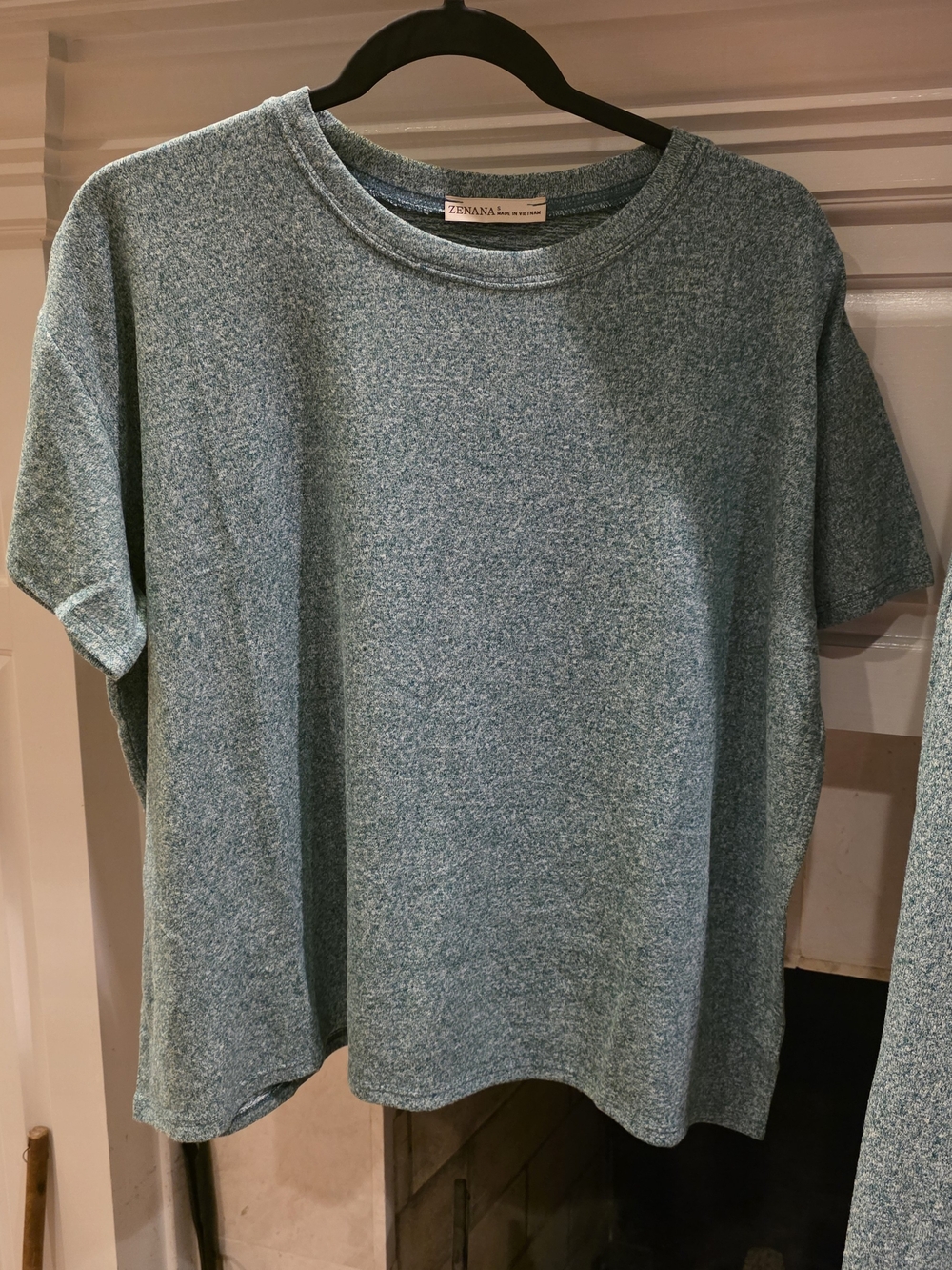 Zenana Outfitters Heathered Green Two-Piece Set - Picture 2 of 4